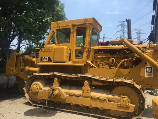 Original Yellow Used CAT Bulldozer D8K , Weight 23800KG Used Crawler Dozer