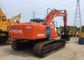 Red Color Second Hand Hydraulic Excavator , HITACHI EX200-3 Crawler Excavator