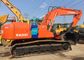 Red Color Second Hand Hydraulic Excavator , HITACHI EX200-3 Crawler Excavator