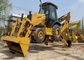 Yellow Used Cat 420f Backhoe Loader / Skid Steer Loader In Cheap Price For Sale